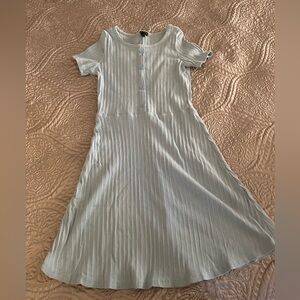 Art Class Baby Blue Ribbed Dress Size Large 10/12